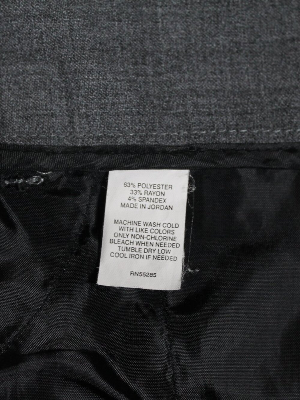 Express The Editor Gray Capri Trousers Mid Rise Cuffed Dress Pants - Picture 10 of 10